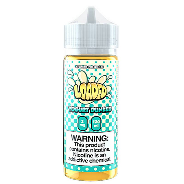 Yogurt Dunked By Loaded E-Liquid Bottle