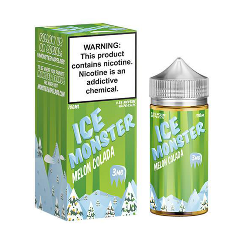 Melon Colada Ice by Ice Monster E-Liquid with Packaging