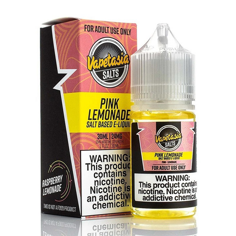 Pink Lemonade By Vapetasia Salt E-Liquid with Packaging