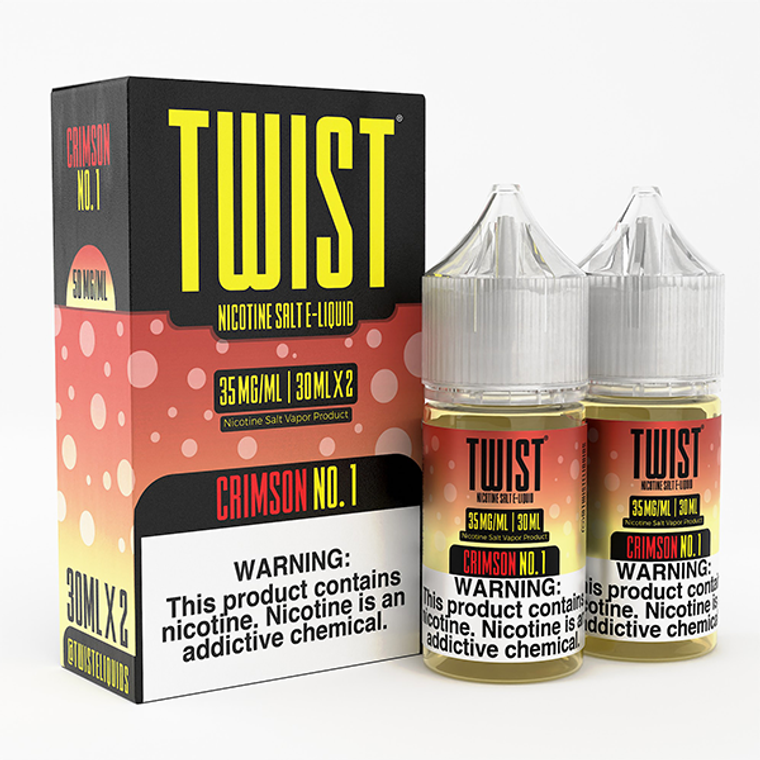 Crimson Crush No. 1 by Twist Salt E-Liquids 60ml with Packaging