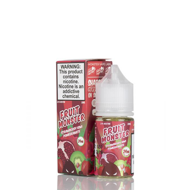 Strawberry Kiwi Pomegranate By Fruit Monster Salts E-Liquid with Packaging