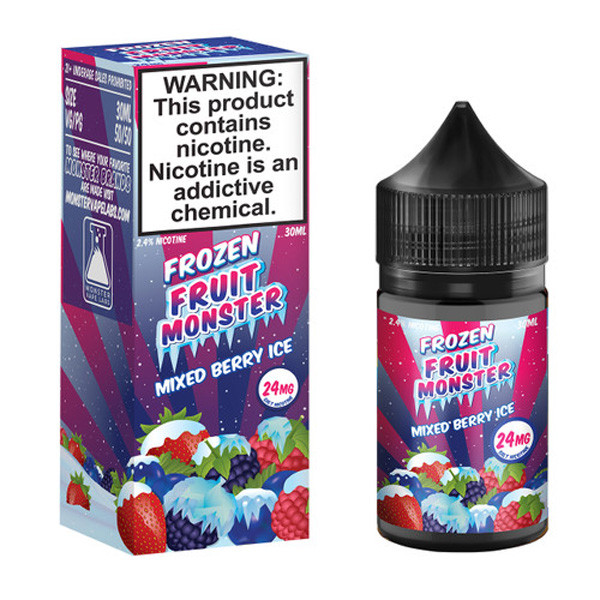 Mixed Berry Ice By Frozen Fruit Monster Salts E-Liquid with Packaging