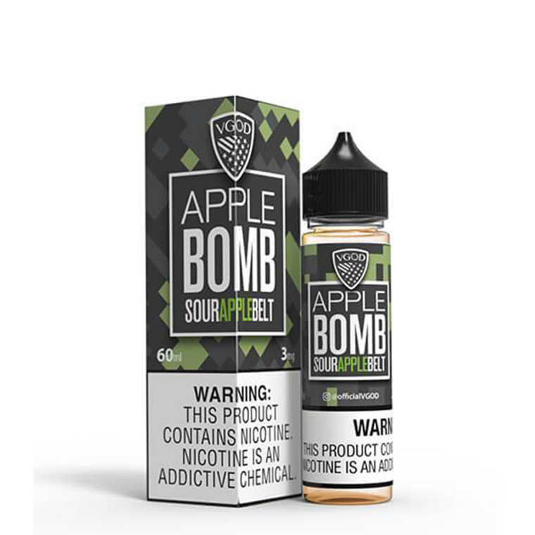 Apple Bomb By VGOD E-Liquid with Packaging