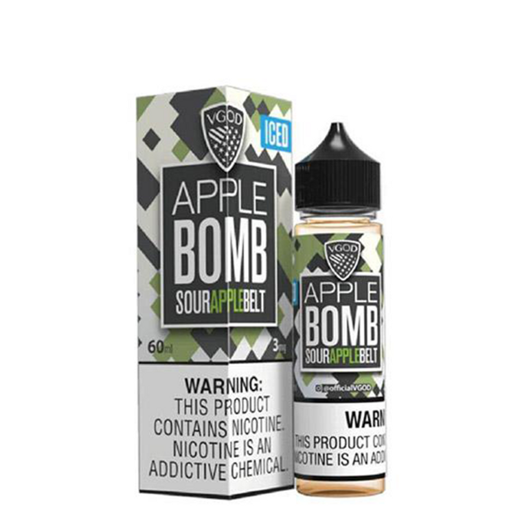 Apple Bomb Iced By VGOD E-Liquid with Packaging