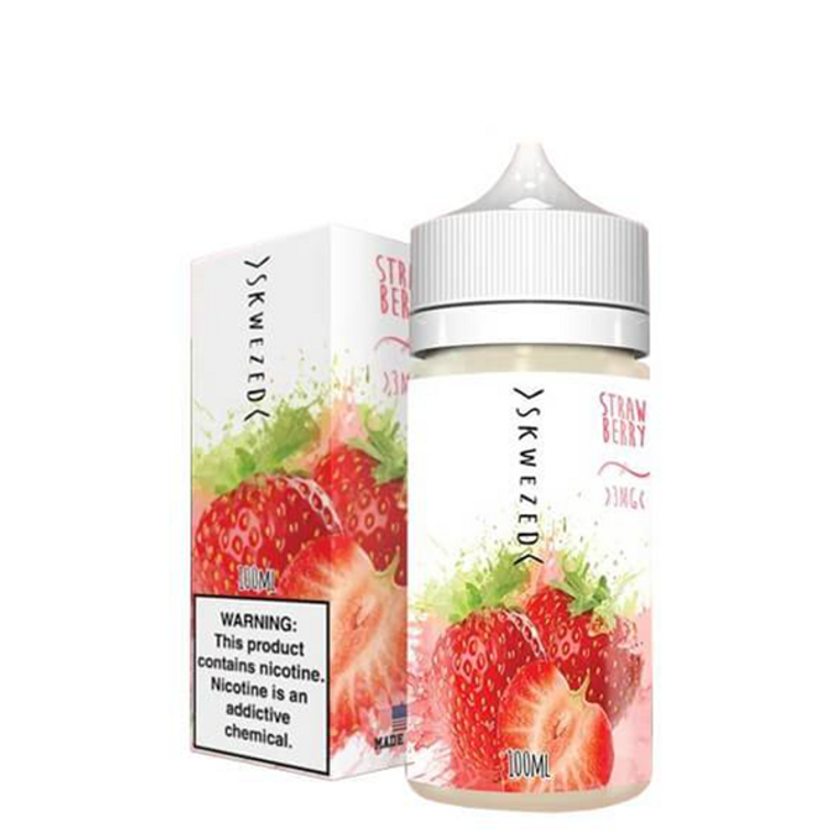 Strawberry By Skwezed E-Liquid with Packaging