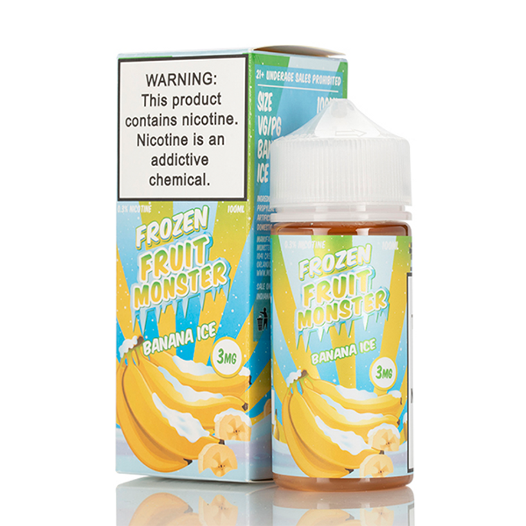 Banana Ice By Frozen Fruit Monster E-Liquid with Packaging