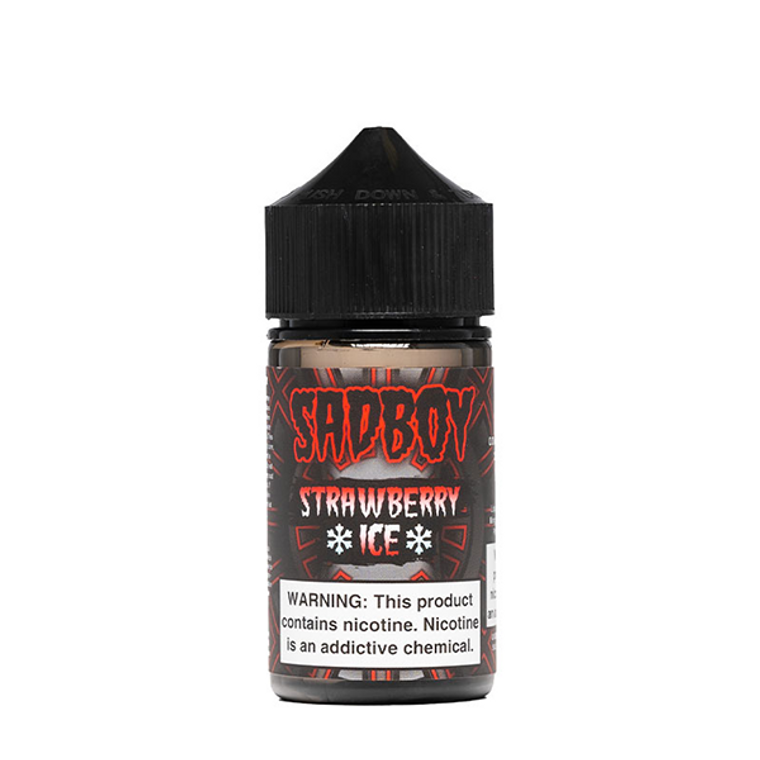 Strawberry Ice by Sadboy E-Liquid Bottle