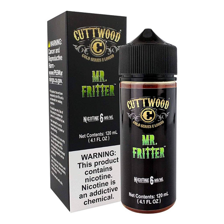 Mr. Fritter By Cuttwood E-Liquid with Packaging