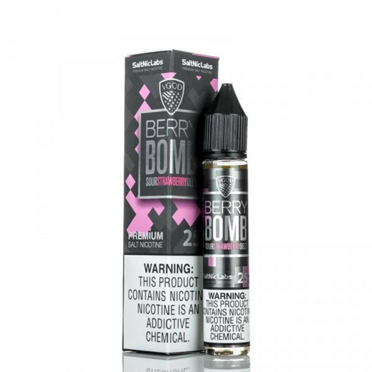 Berry Bomb By VGOD Salt E-Liquid with Packaging