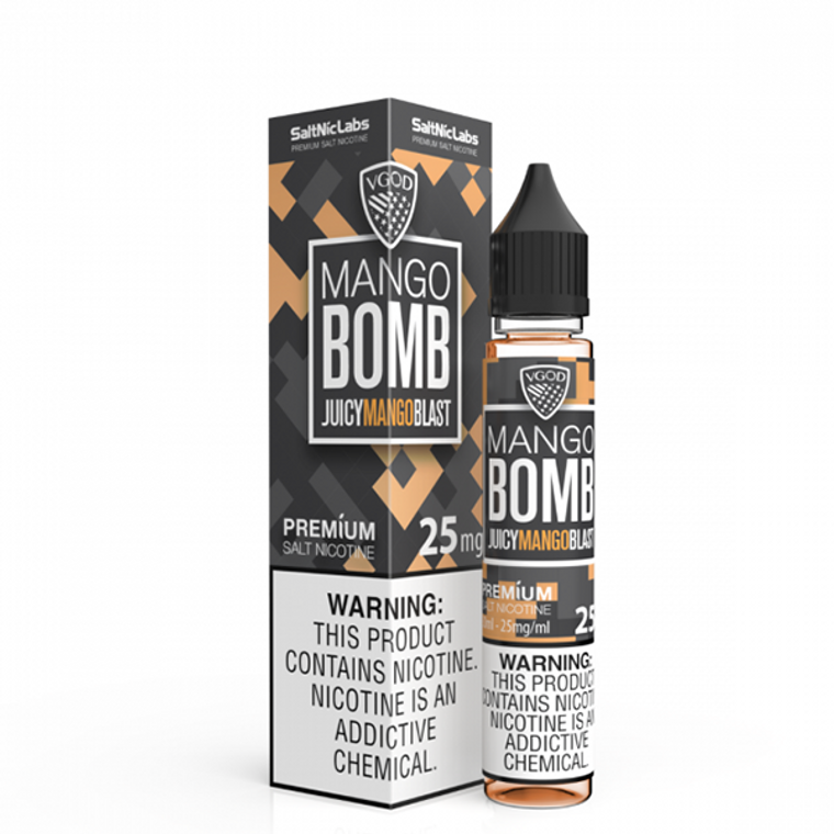 Mango Bomb By VGOD Salt E-Liquid with Packaging