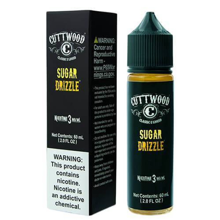 Sugar Drizzle by Cuttwood E-Liquid (60ML) witth Packaging