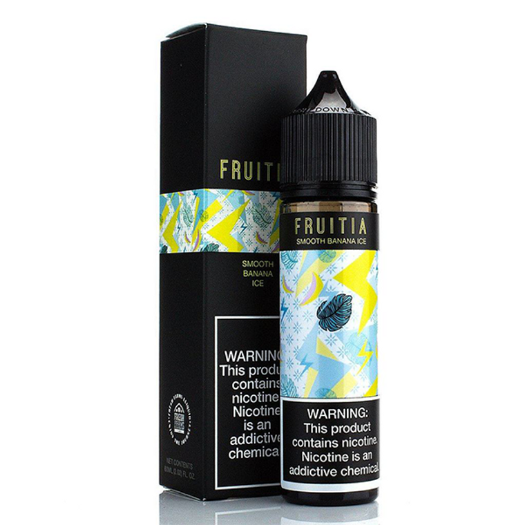 Banana Ice by Fruitia E-Liquid with Packaging