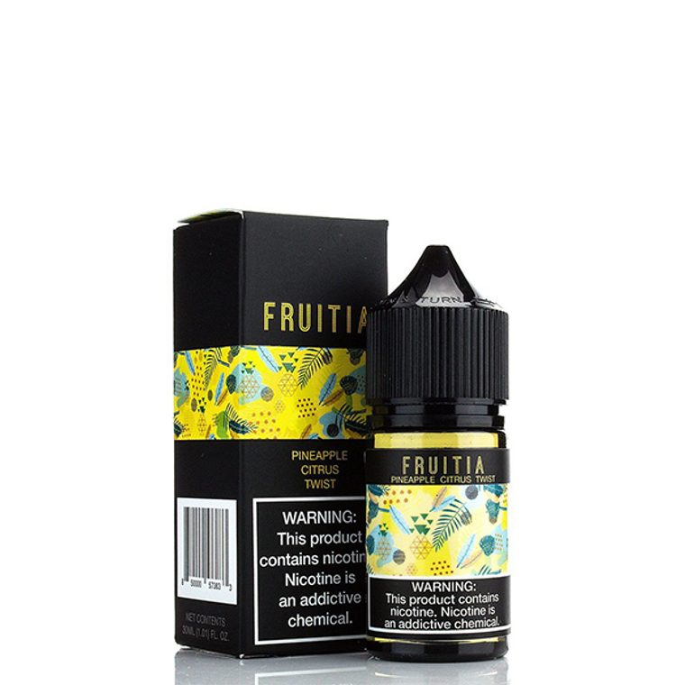 Pineapple Citrus Twist by Fruitia Salt E-Liquid with Packaging
