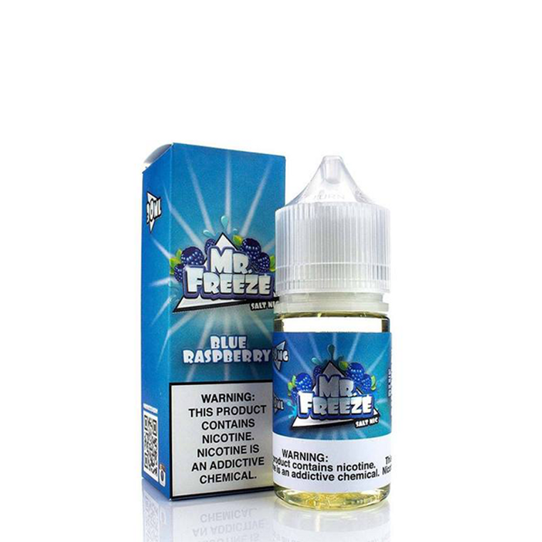 Blue Raspberry Frost by Mr. Freeze Salts E-Liquid with Packaging