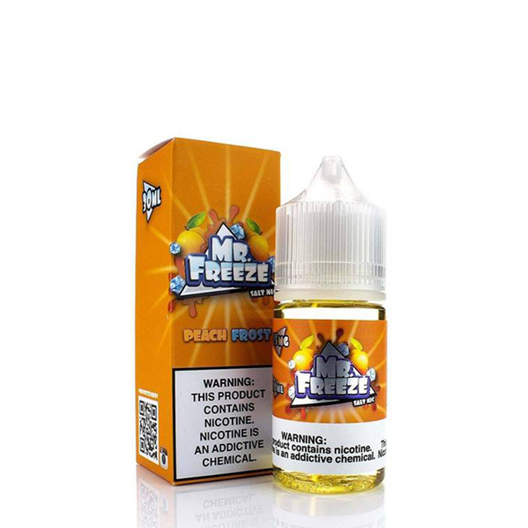 Peach Frost by Mr. Freeze Salt Nic 30ml with Packaging