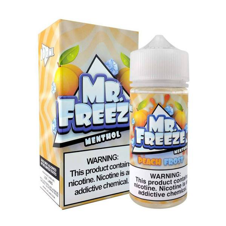 Peach Frost by Mr. Freeze E-Liquid with Packaging