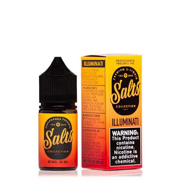 Illuminati by Propaganda Salt E-Liquid with packaging