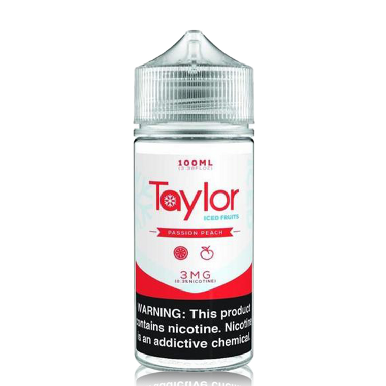 Passion Peach Iced by Taylor E-Liquid Bottle