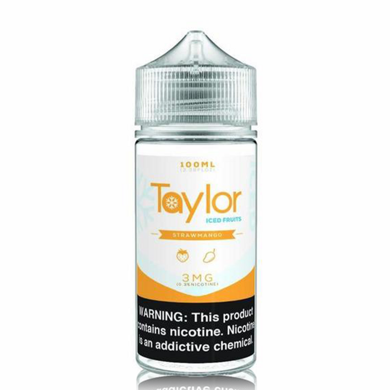 Strawmango Iced by Taylor E-Liquid Bottle