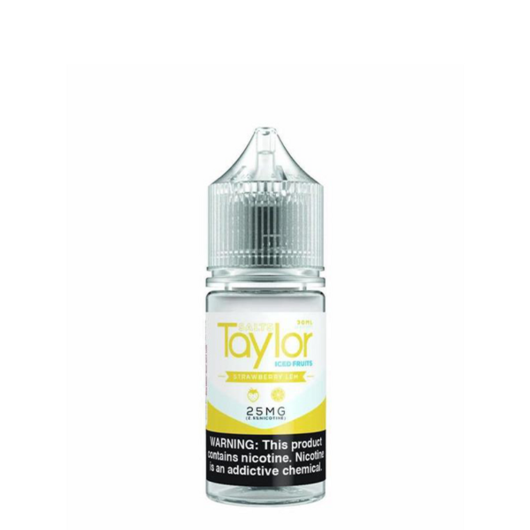 Strawberry Lem ICED by Taylor Salt E-Liquid Bottle