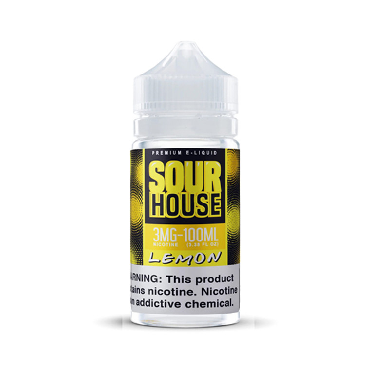 Lemon by Sour House E-Liquid bottle