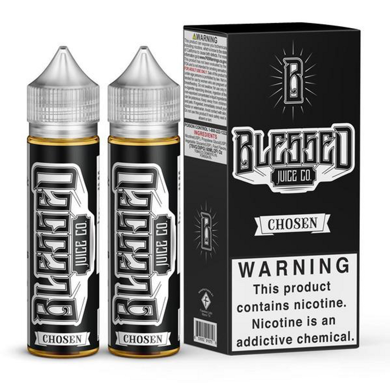 Chosen by Blessed E-Liquid with packaging