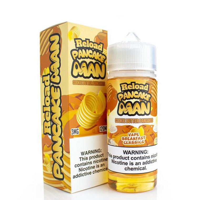 Pancake Man Reload by Vape Breakfast Classics 120ml with Packaging