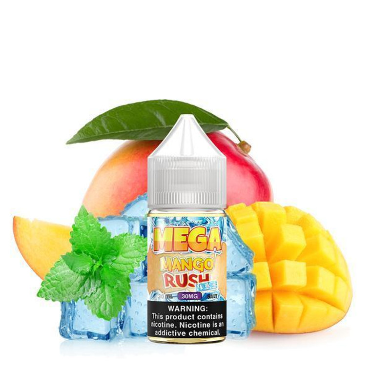 Mango Rush Ice by Mega Salts E-Liquid Bottle