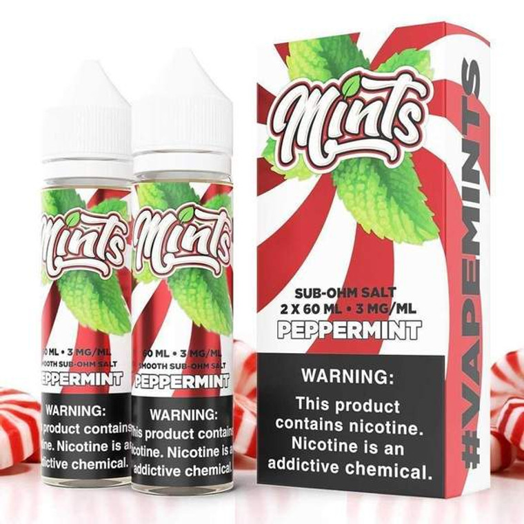 Peppermint by Mints E-Liquid with Packaging