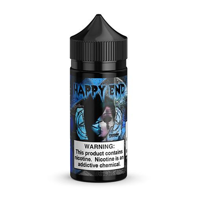Blue Cotton Candy by Sadboy Happy End E-Liquid bottle