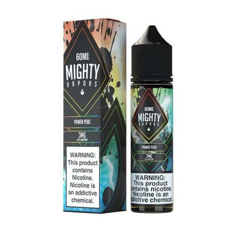 Power Pebs by Mighty Vapors E-Liquid with Packaging