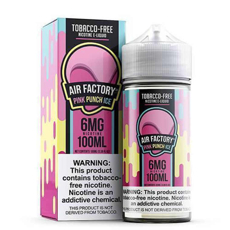 Pink Punch Ice by Air Factory Tobacco-Free Nicotine Nicotine E-Liquid with Packaging