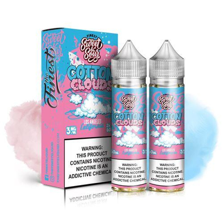 Cotton Clouds by Finest Sweet & Sour E-Liquid with Packaging