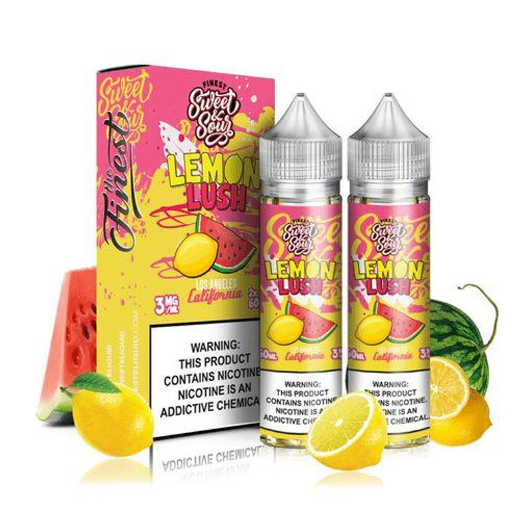 Lemon Lush by Finest Sweet & Sour E-Liquid with Packaging