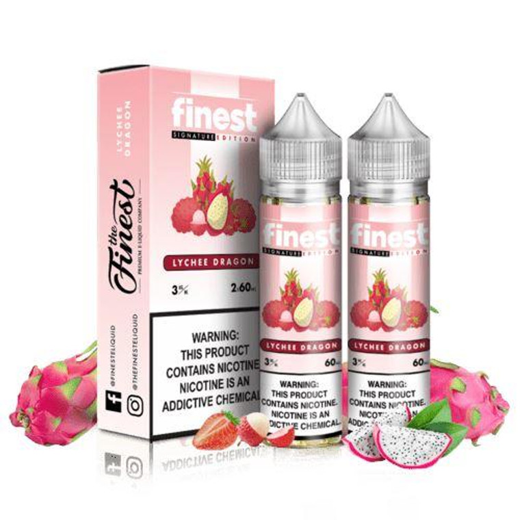 Lychee Dragon by Finest Signature Edition E-Liquid with Packaging