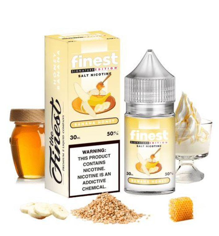 Banana Honey by Finest SaltNic E-Liquid with Packaging