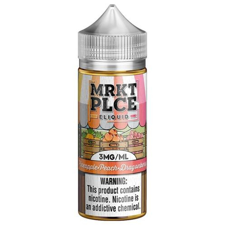 Pineapple Peach Dragonberry by MRKT PLCE E-Liquid Bottle