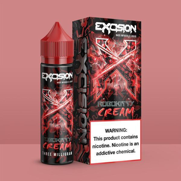 Robokitty Cream by Excision E-Liquid with packaging