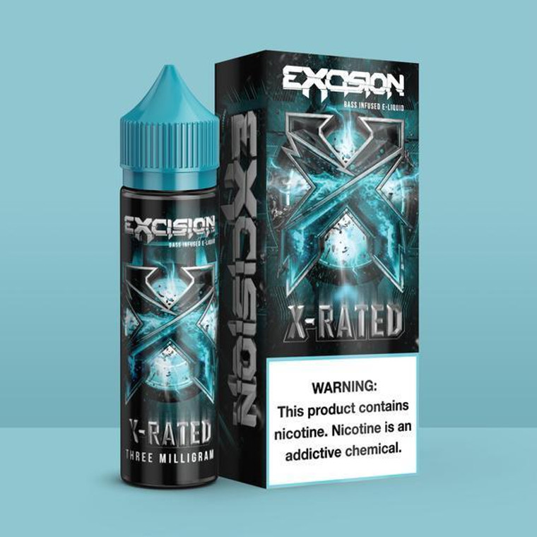 X Rated by Excision E-Liquid with packaging