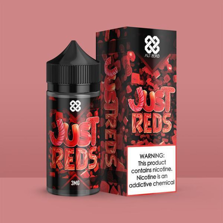 Just Reds by ALT ZERO E-Liquid with packaging