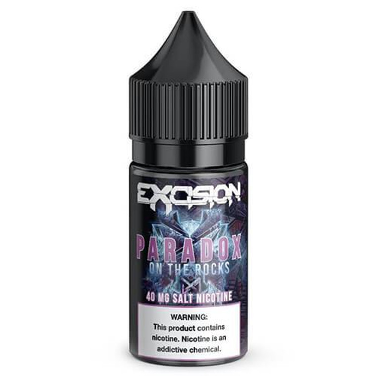 Paradox On The Rocks by Excision Salt E-Liquid Bottle