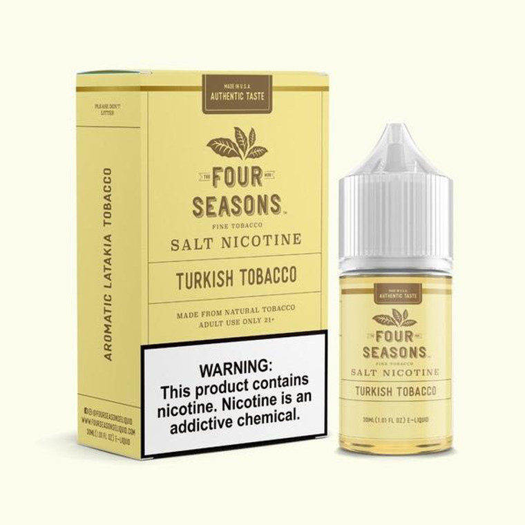 Turkish Tobacco by Four Seasons Salts Series | 30mL with Packaging