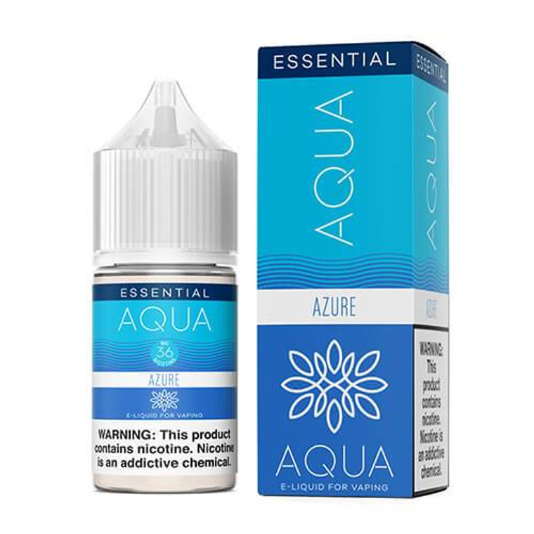 Azure by Aqua Essential Tobacco-Free Nicotine Salt Nic | 30mL with Packaging