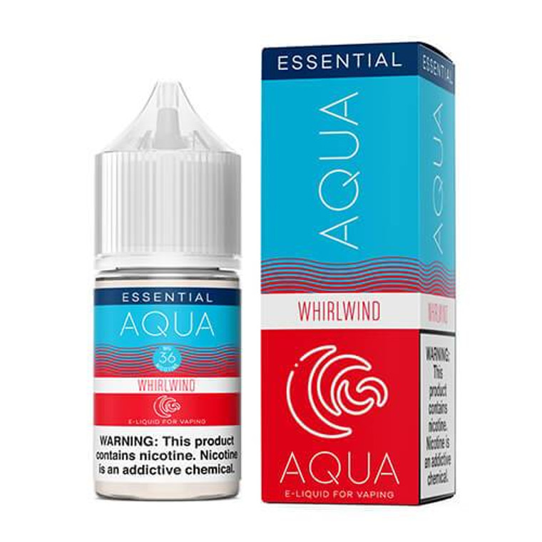 Whirlwind by Aqua Essential Tobacco-Free Nicotine Salt Nic | 30mL with Packaging