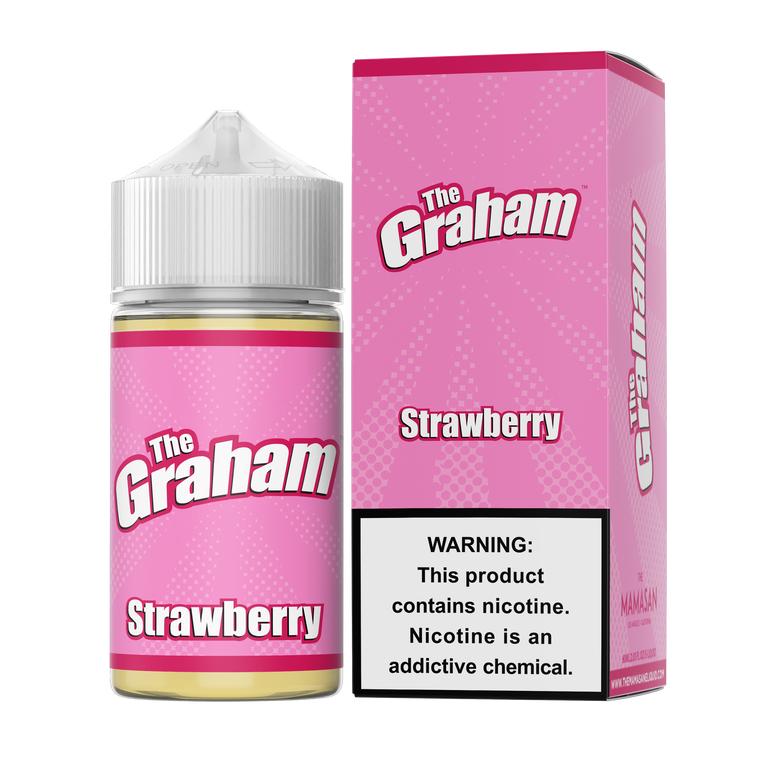 Strawberry The Graham 60mL with Packaging