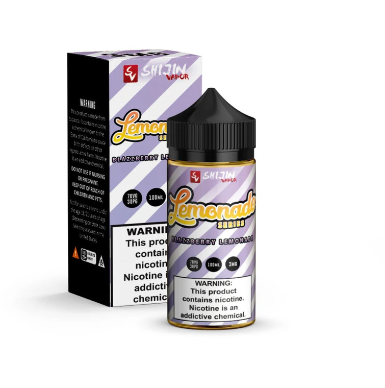 Blazzberry Lemonade by Shijin Vapor Lemonade E-Liquids with Packaging