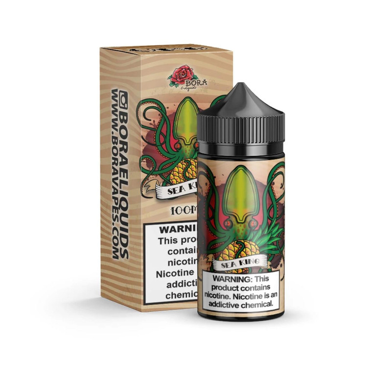 Sea King by Bora E-liquids with Packaging