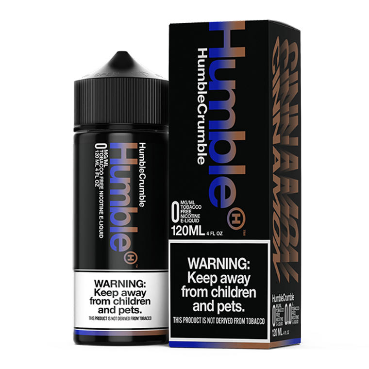 Humble Crumble Tobacco-Free Nicotine By Humble E-Liquid with Packaging