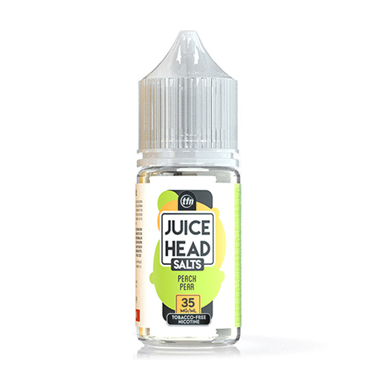 Peach Pear Juice Head Salts TFN E-Liquid Bottle