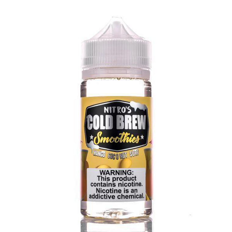 Mango Coconut Surf by Nitro's Cold Brew Smoothies E-Liquid Bottle